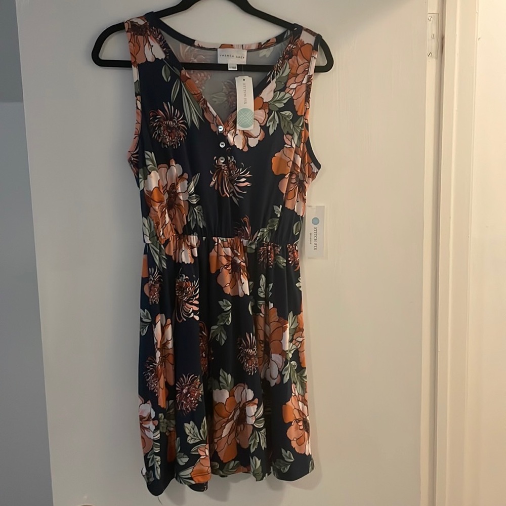 Stitch fix exclusive French gray Troian Brushed knit dress